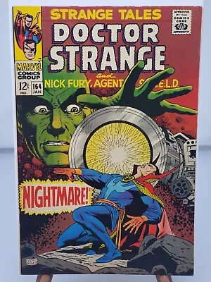 Buy STRANGE TALES #164 Marvel 1968 1ST Yandroth Doctor Strange Nick Fury Beauty 8.0 • 62.40£
