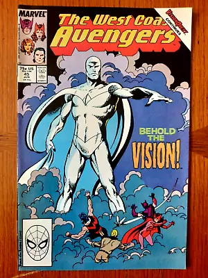 Buy West Coast Avengers #45 - 1st  Apperance White Vision Marvel Comics 1989 Byrne • 26.38£
