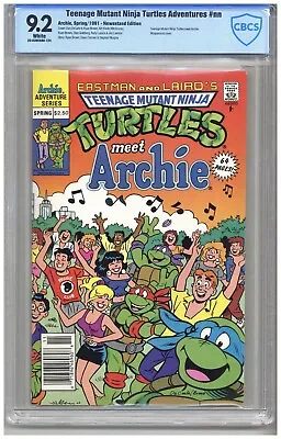 Buy Teenage Mutant Ninja Turtles Adventures #nn  CBCS  9.2  NM-  1991  TMNT Meet Arc • 114.64£
