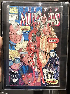 Buy The New Mutants 98, Original Print, Introduction Of Deadpool And Gideon Marvel • 300£