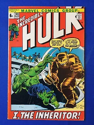 Buy Incredible Hulk #149 FN+ (6.5) MARVEL ( Vol 1 1972) (2) • 17£