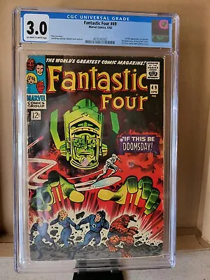 Buy Fantastic Four #49 CGC 3.0 1st Full App Of Galactus! Marvel MCU Key! • 379.77£