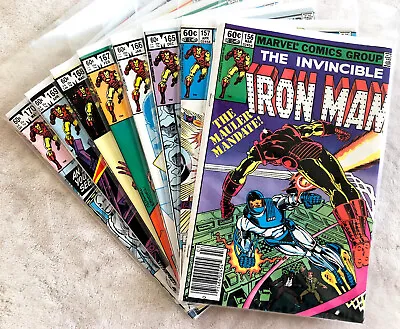 Buy Invincible Iron Man #156 #157 #165 #166 #167 #168 #169 #170 Eight Issue Run! • 19.85£