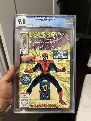 Buy Spectacular Spider-Man Peter Parker #158 CGC 9.8 Newsstand 1989 Cosmic Spiderman • 107.94£
