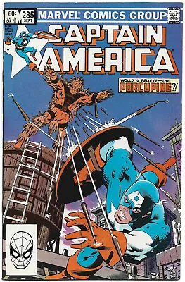 Buy Marvel CAPTAIN AMERICA #285 Direct (Sep 1983) Mike Zeck J.M. DeMatteis S Buscema • 24.09£