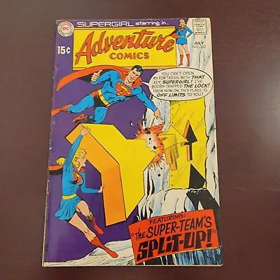 Buy ADVENTURE COMICS #382 (July 69) Fine Neal Adams C. Supergirl • 11.07£