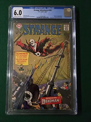 Buy Strange Adventures #205 CGC 6.0 Origin & 1st Appearance Deadman 1967 DC Comics • 419.75£