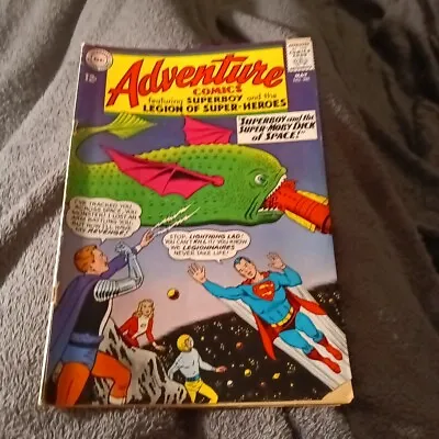 Buy Adventure Comics 332 DC 1965 LIGHTNING LAD LOSES HIS ARM KEY SILVER AGE Superboy • 12.56£