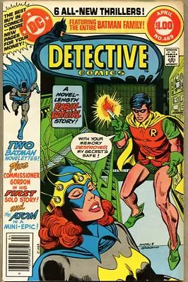 Buy Detective Comics #489-1980 Vg/fn 5.0 Batgirl Batman Giant Size Bronze Tiger • 12.05£