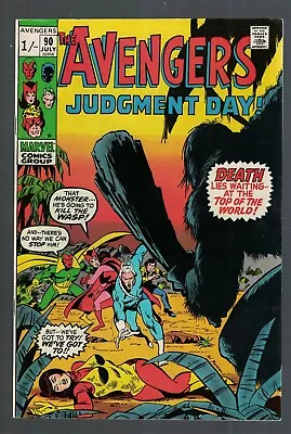 Buy Marvel Comics Avengers 90 Double Cover N/Mint 9.0 1970 Judgement Day • 229.99£
