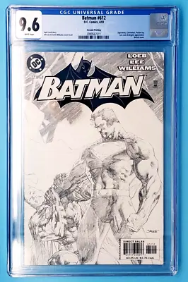 Buy 🦇batman #612 Cgc 9.6🦇2nd Printing🦇sketch Cover Superman Vs Batman Dc Comics🦇 • 87.94£