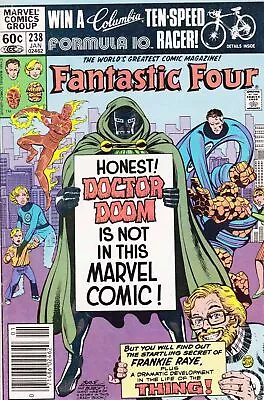 Buy Fantastic Four (Vol. 1) #238 (Newsstand) FN; Marvel | John Byrne - We Combine Sh • 11.91£