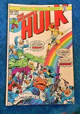 Buy Free P & P; Incredible Hulk #190, Aug 1975;  1st Glorian! • 14.99£
