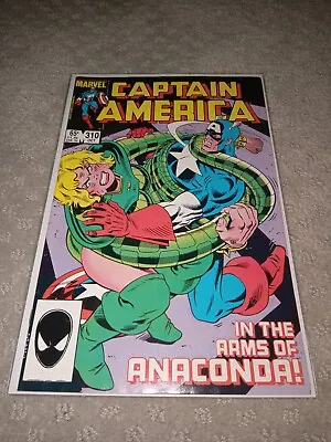 Buy Captain America #310 1st Serpent Society App. Marvel 1985 Vf-Vf+ • 23.79£