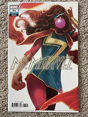 Buy Ms. Marvel #31 Stephanie Hans Variant Nm Marvel Comics 2018 • 10.59£