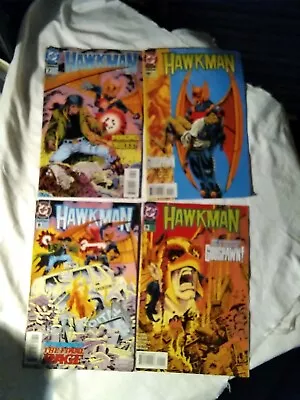 Buy HAWKMAN D C COMICS  NOs 7,8,9,10,  1993/94 TOTAL 4 • 3£