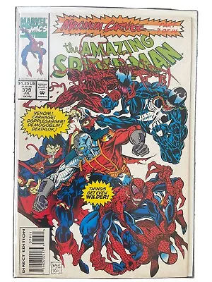 Buy The Amazing Spider-Man #379 Maximum Carnage Part 7 Of 14 (1993) • 5.51£
