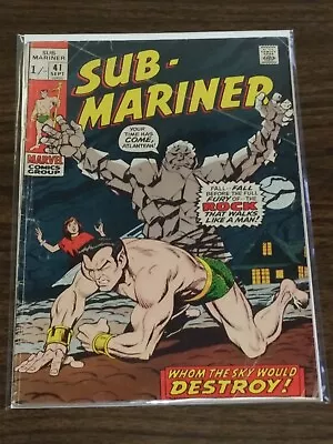 Buy Sub-mariner #41 Vg (4.0) September 1971 Marvel Comics *please Read Description** • 7.99£