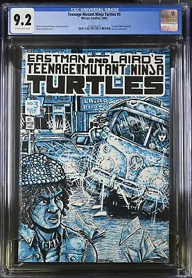 Buy Teenage Mutant Ninja Turtles #3 - Mirage Studios 1985 CGC 9.2 Pin-up By Matt How • 157.33£