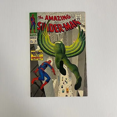 Buy Amazing Spider-Man #48 1967 VF+ Pence Copy 1st Blackie Drago As Vulture • 216£