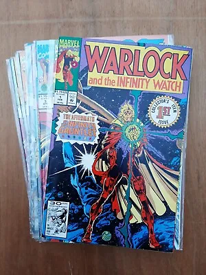 Buy Warlock And The Infinity Watch #1 - 15 Set Jim Starlin Marvel 1992 Joblot Bundle • 34.99£