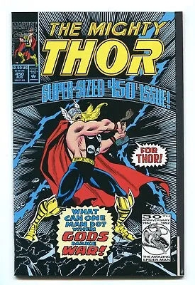 Buy Thor #450 - Reprints 1st App Loki - Flip Cover - Unread High Grade 9.2 - 1992 • 3.95£