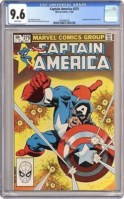 Buy Captain America #275 CGC 9.6 1982 3904980007 1st App. Second Baron Zemo • 110.69£