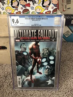 Buy Ultimate Fallout: Facsimile Edition #4 CGC 9.6 1st Appearance Of Miles Morales • 31.66£