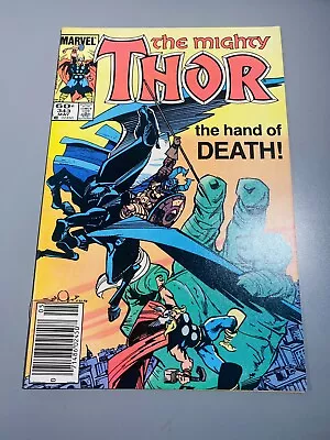 Buy The Mighty Thor #343 **NM/MT 9.8** NEWSSTAND (Marvel 1984) 1st Print • 39.95£