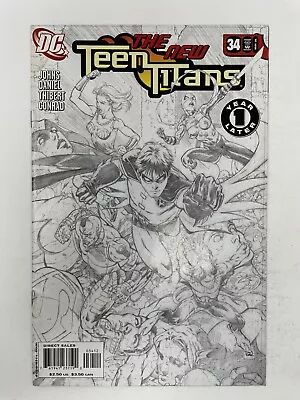 Buy New Teen Titans #34 Sketch Cover DC Comics 2006 1st App Zachary Zatara DCEU • 6.48£