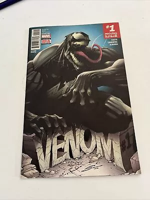 Buy VENOM #1 Costa Gerardo Sandoval 2nd Print Variant Cover 2016 Marvel Comics • 15£