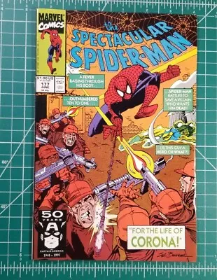Buy The Spectacular Spider-Man #177 (1991) NM 2nd App Corona Copper Age Sal Buscema • 11.82£