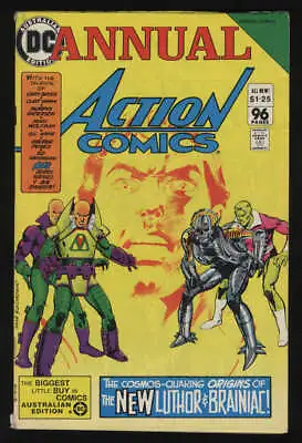 Buy Action Comics #544 #545 Australian 1984 B+W VG+ 4.5 OW Pgs Foreign Superman • 20.11£