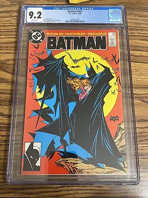 Buy Batman #423 DC Comics 1988 1st Print Todd Mcfarlane Classic Cover CGC 9.2 WP • 248.98£