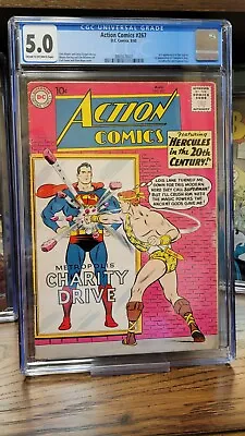 Buy Action Comics #267 CGC 5.0 1960 1st App Chameleon Boy & Invisible Kid • 197.09£