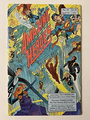 Buy Amazing Heroes #45 First Printing 1984 Comic 1st Teenage Mutant Ninja Turtles • 679.28£