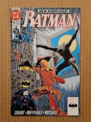 Buy Batman #457 2nd Print 1st Tim Drake Robin DC 1990 VF+ • 14.22£
