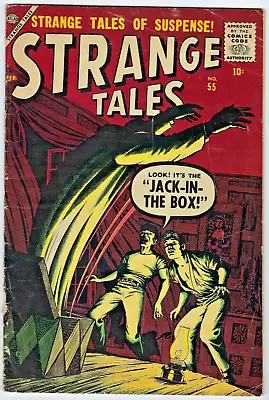 Buy Strange Tales #55 (1957) Very Good+ (4.5) Everett Cover Joe Maneely Art Stan Lee • 111.71£