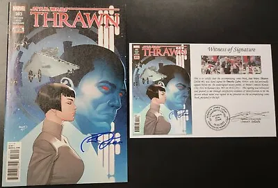 Buy Thrawn (2018) #3 SIGNED By Timothy Zahn With Notarized Witness Of Signature • 55.41£