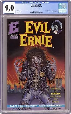 Buy Evil Ernie #1 CGC 9.0 1991 4241177003 1st App. Lady Death • 549.47£