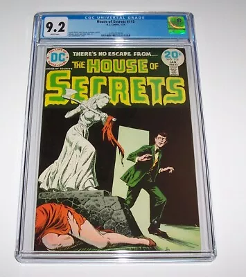 Buy House Of Secrets #115 - DC 1974 Bronze Age Issue - CGC NM- 9.2 • 168.20£