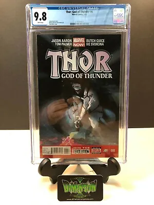 Buy Thor: God Of Thunder #6 Cgc 9.8 1st Gorr The God Butcher Knull Cameo (2013) • 390.99£