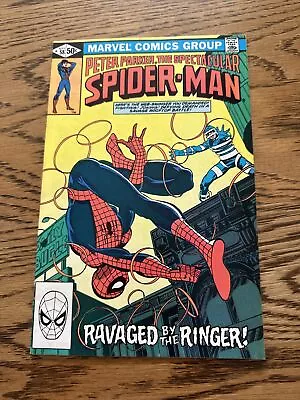 Buy Spectacular Spider-Man #58 (Marvel 1981) Peter Parker, Ravaged By Ringer! FN+ • 2.39£