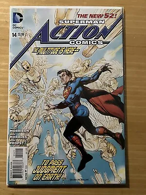 Buy DC Superman Action Comics #14 The New 52 Direct Edition Bagged Boarded 2013 • 1.25£