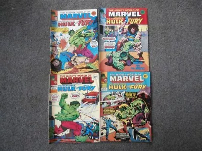 Buy The Hulk And Fury. British Marvel Comics. Issue No,s  270, 271, 281 & 283. • 2£