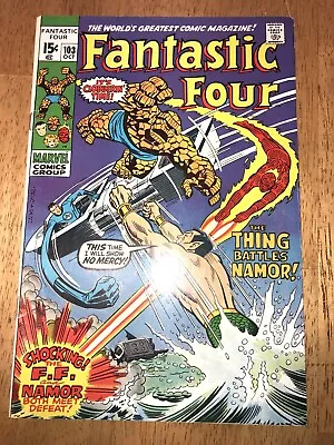 Buy Fantastic Four #103 2nd Agatha Harkness, Sub-mariner  1970 M39 • 35.63£