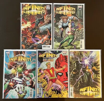 Buy Infinity Wars Infinity Countdown Prime Adam Warlock Marvel Comics Lot 2018 NM- • 3.95£