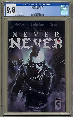 Buy Never Never 2 CGC 9.8 Heavy Metal 2021 Christopher Lair Low Pop Only 2 9.8 • 63.04£