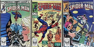Buy Peter Parker The Spectacular Spider-Man #82 83 84 (1983 Comics) Punisher • 9.99£