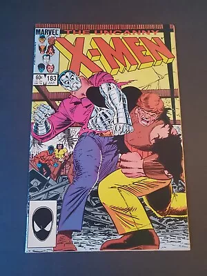 Buy Uncanny X-Men #183  He'll Never Make Me Cry!   Colossus Vs Juggernaut! NM 1984 • 16.09£